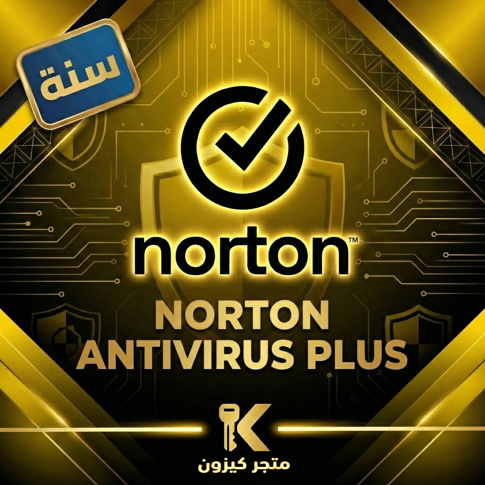 Gemini_Generated_Image_w9egiow9egiow9eg نورتون أنتي فايروس بلس سنة | NORTON ANTIVIRUS PLUS - الصورة 1